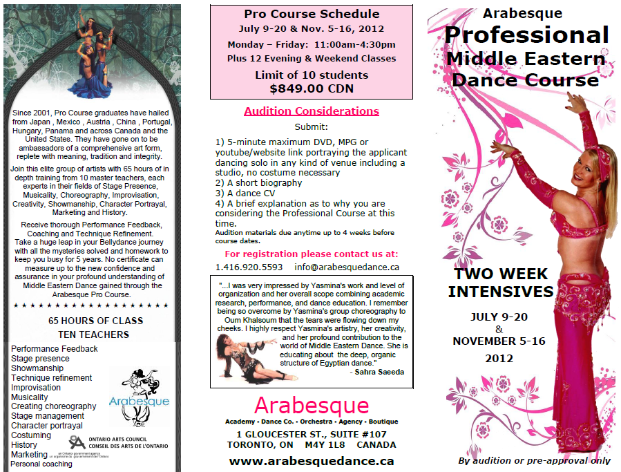 Pro Course Brochure page 1
